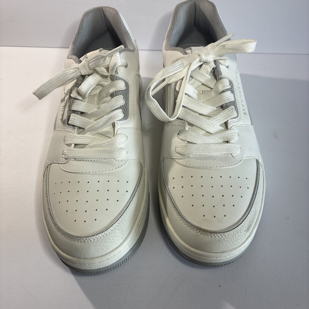 Sketchers Air Cooled Memory Foam Men's Size 13 White - Picture 3 of 10